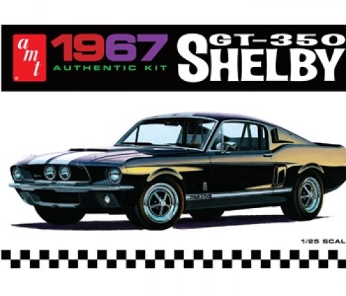 AMT 1967 Shelby GT350 - Black 1:25 Scale Model Kit