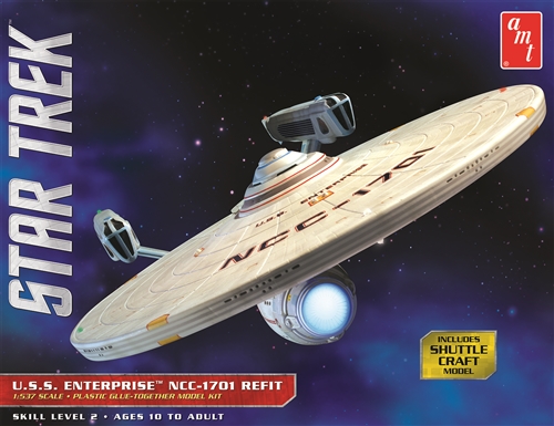 AMT Star Trek USS Enterprise NCC-1701 Refit 1:537 Scale Model Kit