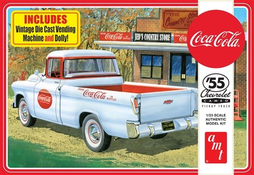 AMT 1955 Chevy Cameo Pickup (Coca-Cola) 1:25 Scale Model Kit