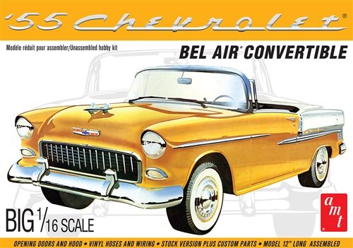 AMT 1955 Chevy Bel Air Sedan 1 25th Scale Plastic Model Kit for sale online 
