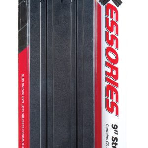 Auto World 9" Traxessories Straight Track - 2 Pack