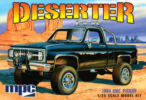 MPC 1984 GMC Pickup (Molded in White) 1:25 Scale Model Kit