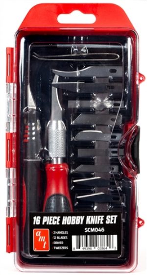 AMT 16 Piece Hobby Knife Set