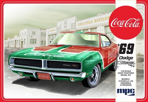 MPC 1969 Dodge Charger RT (Coca Cola) 1:25 Scale Snap Kit