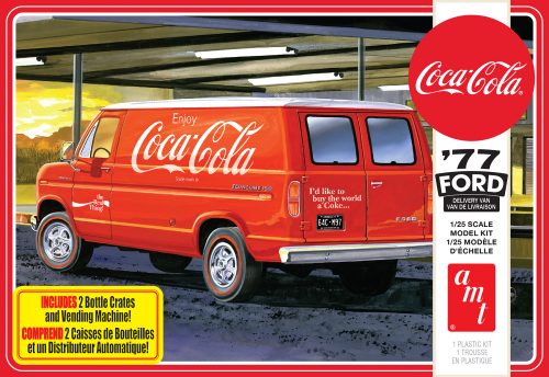 AMT 1977 Ford Van w/Vending Machine (Coca-Cola) 1:25 Scale Model Kit