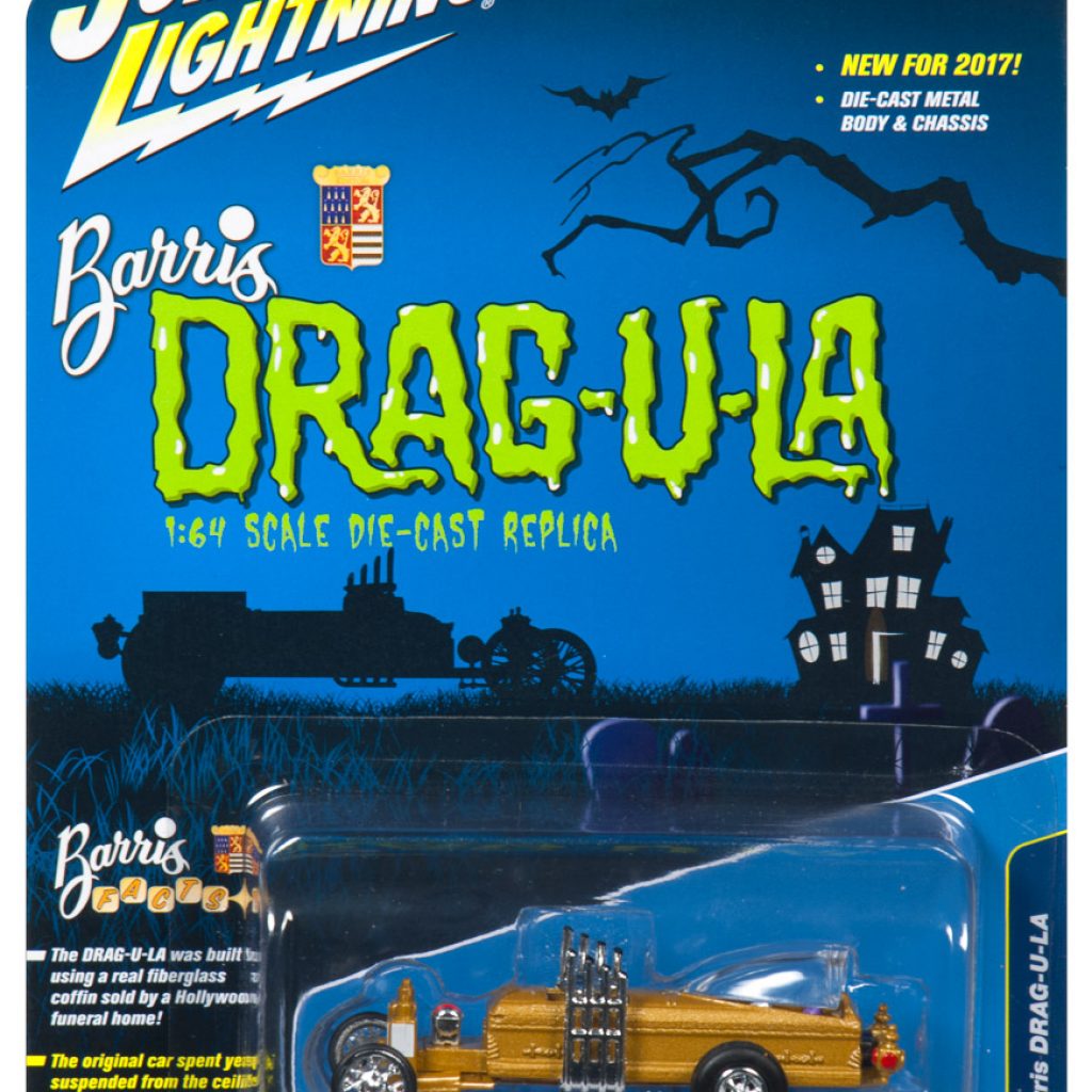 Johnny Lightning 1/64 Ford Barris Custom Drag-U-La, Modèle The Munsters
