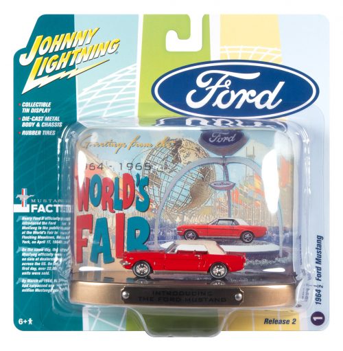 1964 World's Fair Tin Display w/1964 Ford Mustang