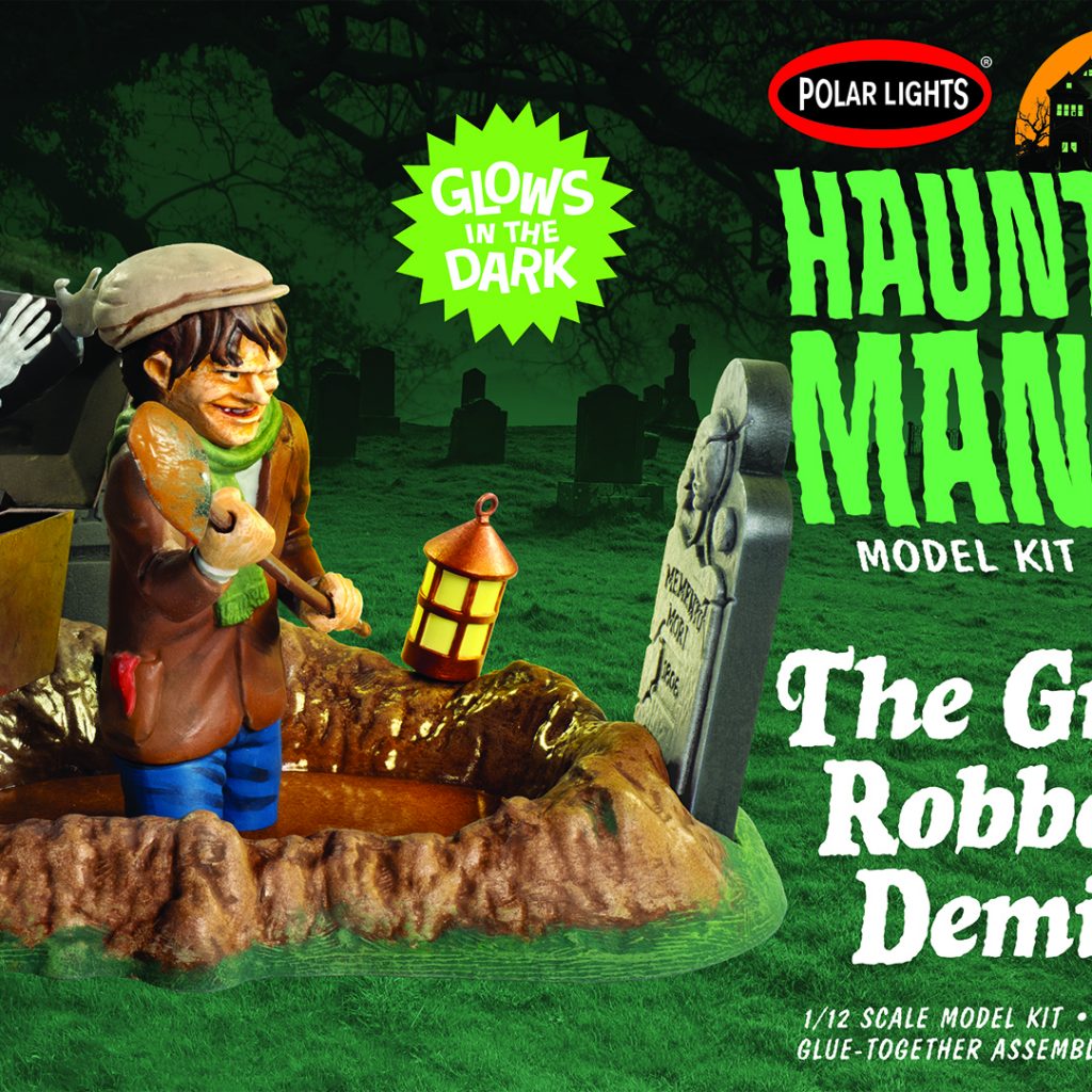 Polar Lights Haunted Manor: The Grave Robber's Demise 1:12 Scale Model Kit