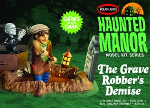 Polar Lights Haunted Manor: The Grave Robber's Demise 1:12 Scale Model Kit