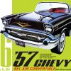 AMT 1957 Chevy Bel Air Convertible 1:16 Scale Model Kit