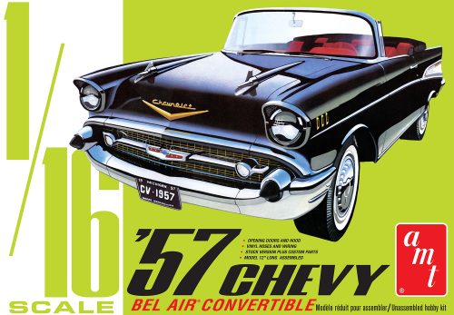 AMT 1957 Chevy Bel Air Convertible 1:16 Scale Model Kit