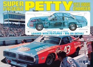 MPC Richard Petty 1973 Dodge Charger 1:16 Scale Model Kit