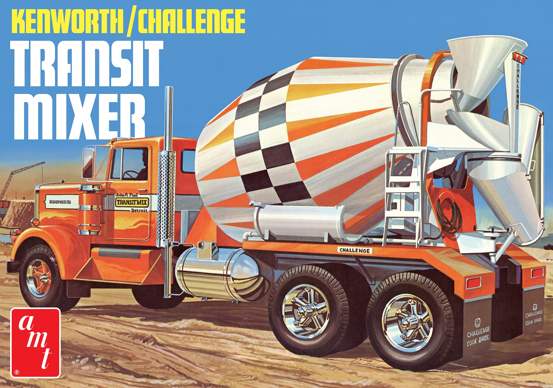 AMT Kenworth Challenge Transit Concrete Cement Mixer Truck