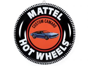 12” Hot Wheels Collector Button Tin Sign Assortment 2021 R1