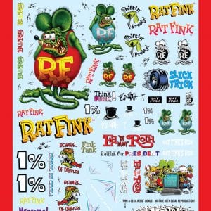 AMT RAT FINK DECAL PACK 1:25 SCALE