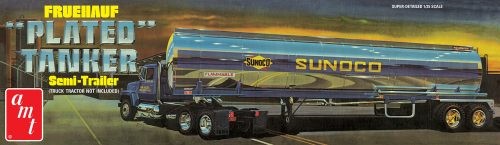 AMT FRUEHAUF PLATED TANKER TRAILER (SUNOCO) 1:25 SCALE MODEL