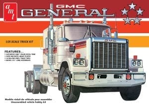 AMT 1976 GMC GENERAL SEMI TRACTOR 1:25 SCALE MODEL KIT