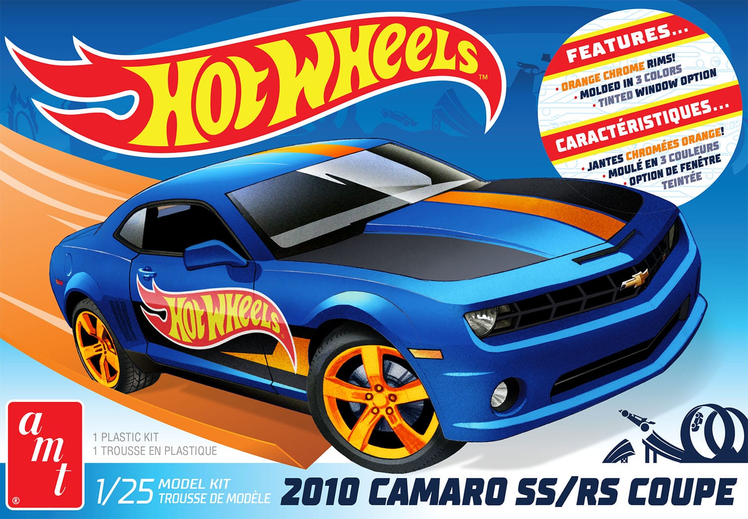 AMT Amt893 1/25 2010 Chevy Camaro Ss/rs Indy 500 Pace Car Plastic Model Kit for sale online 