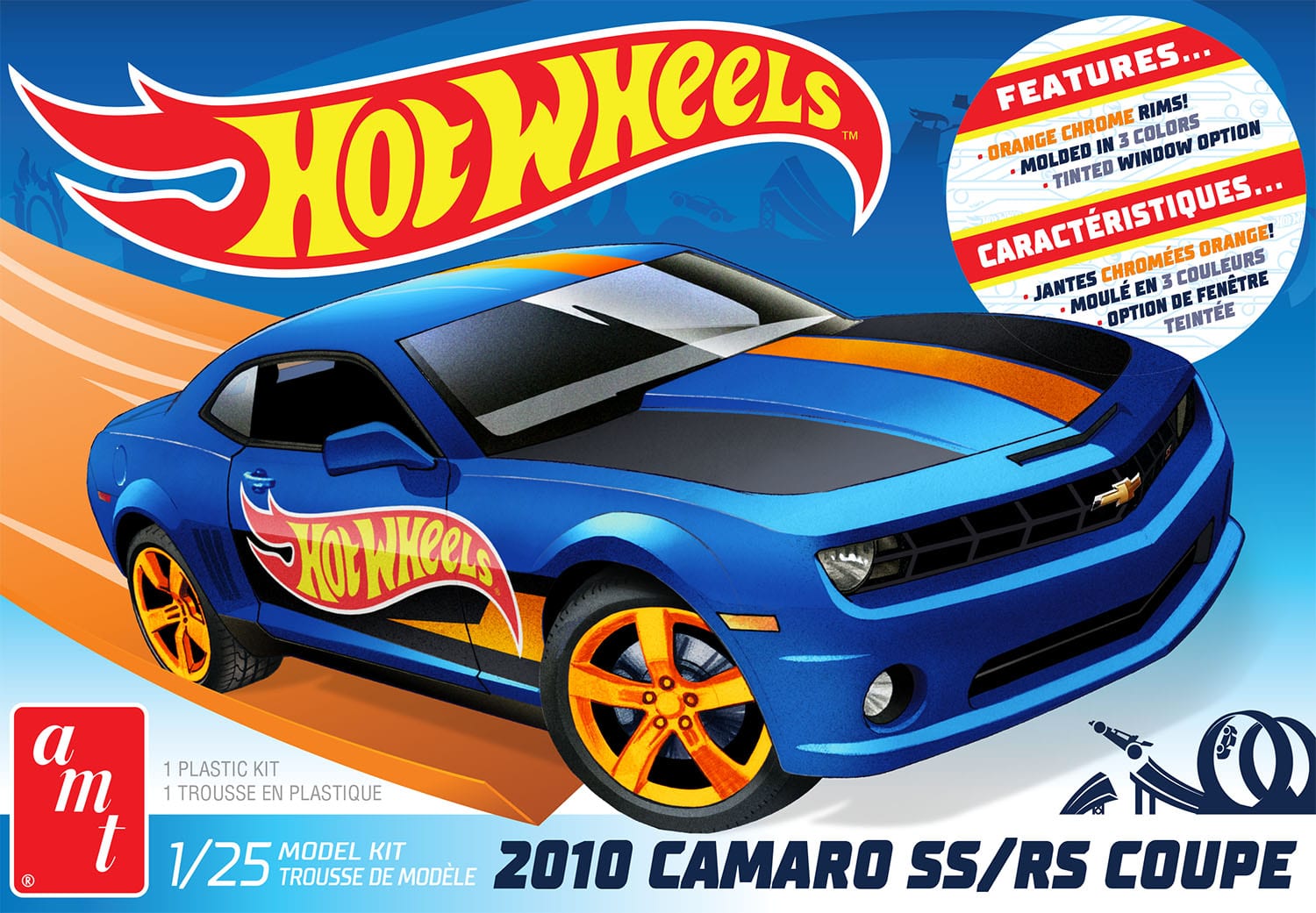 AMT 2010 CHEVY CAMARO HOT WHEELS 1:25 SCALE MODEL KIT | Round2