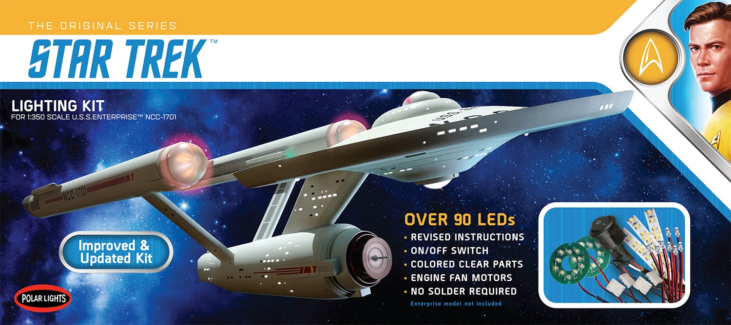 STAR TREK: TOS U.S.S. ENTERPRISE LIGHT KIT 1:350 SCALE