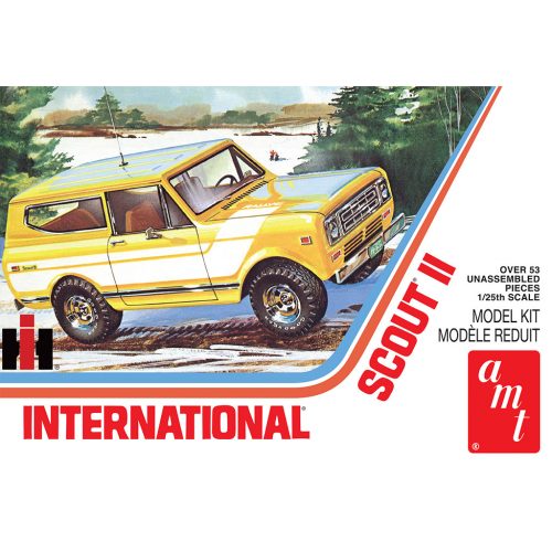 AMT 1977 INTERNATIONAL HARVESTER SCOUT II 1:25 SCALE MODEL KIT