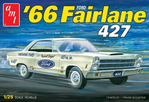 AMT 1966 FORD FAIRLANE 427 1:25 SCALE MODEL KIT