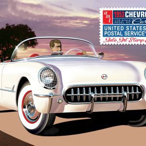 AMT 1953 CHEVY CORVETTE (USPS STAMP SERIES) 1:25 SCALE MODEL KIT