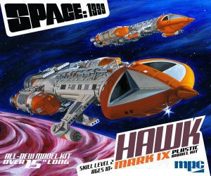 MPC SPACE: 1999 HAWK MK IV 1:48 SCALE MODEL KIT