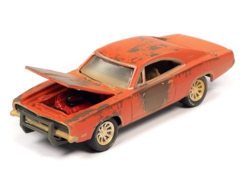 JOHNNY LIGHTNING MUSCLE CARS BARN FIND 1969 DODGE CHARGER 1:64 SCALE DIECAST - Image 3