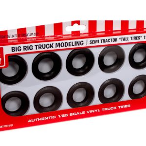 AMT SEMI TRACTOR TALL TIRES PARTS PACK 1:25 SCALE