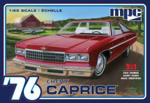 MPC 1976 CHEVY CAPRICE W/TRAILER 1:25 SCALE MODEL KIT