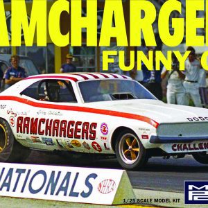 MPC RAMCHARGERS DODGE CHALLENGER FUNNY CAR 1:25 SCALE MODEL KIT