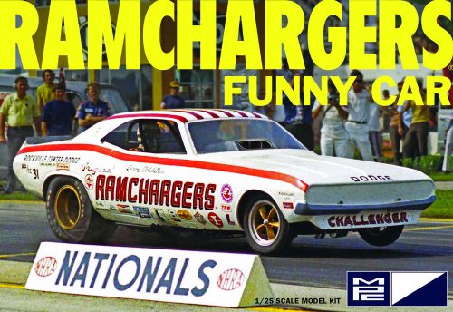 MPC RAMCHARGERS DODGE CHALLENGER FUNNY CAR 1:25 SCALE MODEL KIT