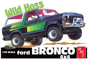 AMT 1978 FORD BRONCO "WILD HOSS" 1:25 SCALE MODEL KIT
