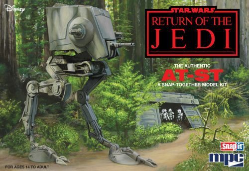 MPC STAR WARS: RETURN OF THE JEDI AT-ST WALKER 1:100 SCALE MODEL KIT