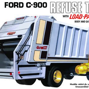 AMT FORD C-600 GAR WOOD LOAD PACKER GARBAGE TRUCK 1:25 SCALE MODEL KIT