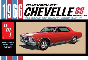 AMT 1966 CHEVY CHEVELLE SS 1:25 SCALE MODEL KIT