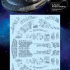 STAR TREK NX-01 U.S.S. ENTERPRISE AZTEC DECALS 1:1000 SCALE