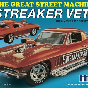 MPC 1967 CHEVY CORVETTE STINGRAY "STREAKER VETTE" 1:25 SCALE MODEL KIT