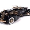 AUTO WORLD MONOPOLY 1935 AUBURN 851 SPEEDSTER MONOPOLY 1:18 SCALE DIECAST