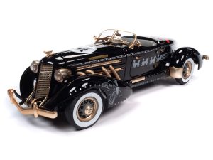 AUTO WORLD MONOPOLY 1935 AUBURN 851 SPEEDSTER MONOPOLY 1:18 SCALE DIECAST