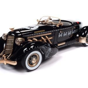 AUTO WORLD MONOPOLY 1935 AUBURN 851 SPEEDSTER MONOPOLY 1:18 SCALE DIECAST