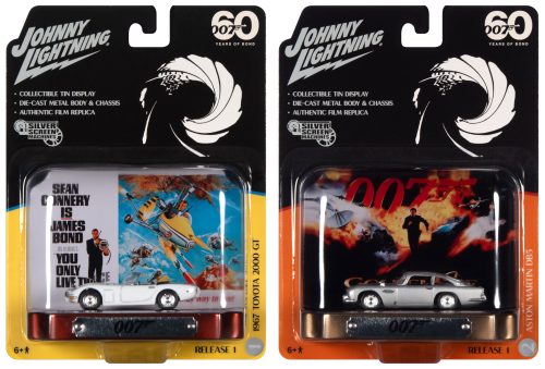 JOHNNY LIGHTNING SILVER SCREEN MACHINES DIORAMA 2022 RELEASE 1