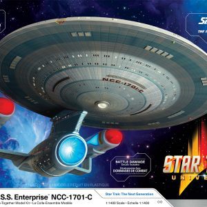 AMT STAR TREK U.S.S. ENTERPRISE NCC-1701-C 1:1400 SCALE MODEL KIT