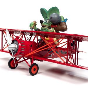AUTO WORLD 1929 WACO STRAIGHT WING RAT FINK "RAT BARON" 1:30 SCALE DIECAST