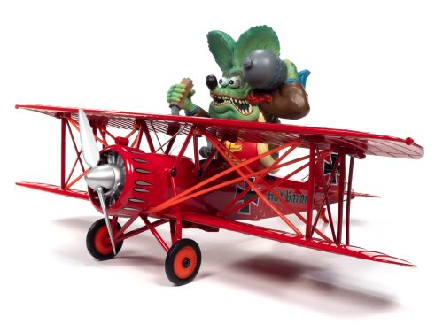 AUTO WORLD 1929 WACO STRAIGHT WING RAT FINK "RAT BARON" 1:30 SCALE DIECAST