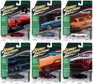 JOHNNY LIGHTNING MUSCLE CARS USA 2022 RELEASE 2 SET A - 1:64 DIECAST