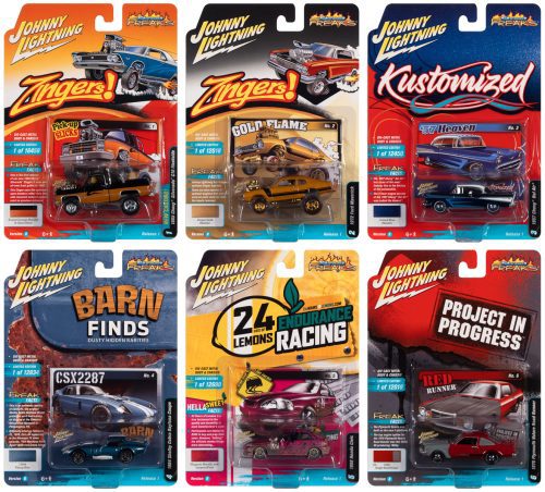 JOHNNY LIGHTNING STREET FREAKS 2022 RELEASE 1 SET B - 1:64 SCALE DIECAST