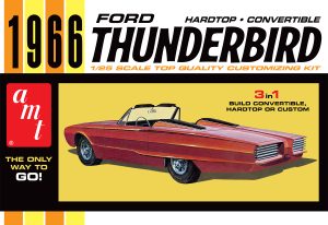 AMT 1966 FORD THUNDERBIRD HARDTOP/CONVERTIBLE 1:25 SCALE MODEL KIT