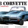 AMT 1963 CHEVY CORVETTE CONVERTIBLE 1:25 SCALE MODEL KIT